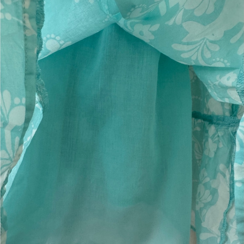 Girls Print Ruffle Dress - Picture 4 of 5